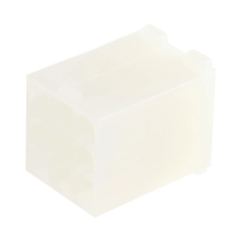 Molex STANDARD 0.093 in Series Straight Housing Plug, 9 Contacts, 6.7 mm Pitch, 3 Row, Nylon, 39-03-6092