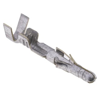 Molex 1190 Series Male Crimp Terminal, Brass, Tin Plated, 20–14 AWG, STANDARD .093 in Connector Housing 02-09-2103