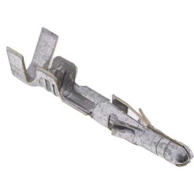Molex 1190 Series Male Crimp Terminal, Brass, Tin Plated, 20–14 AWG, STANDARD .093 in Connector Housing 02-09-2103