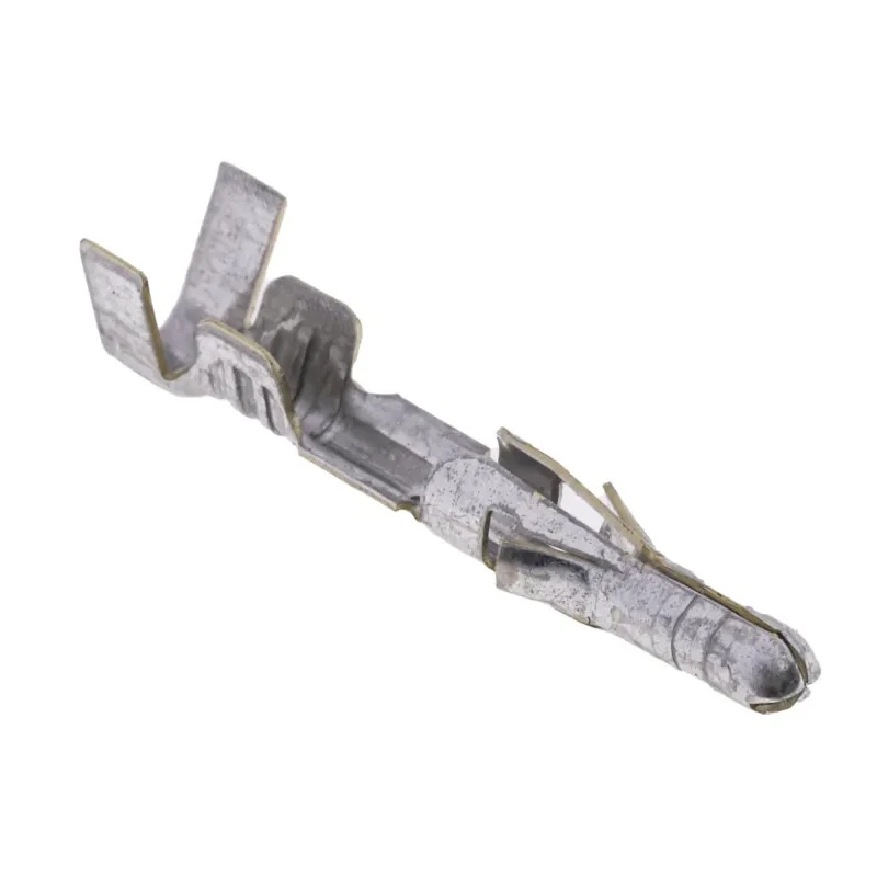 Molex 1190 Series Male Crimp Terminal, Brass, Tin Plated, 20–14 AWG, STANDARD .093 in Connector Housing 02-09-2103