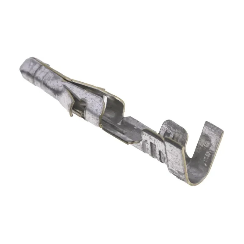 Molex 1190 Series Male Crimp Terminal, Brass, Tin Plated, 20–14 AWG, STANDARD .093 in Connector Housing 02-09-2103