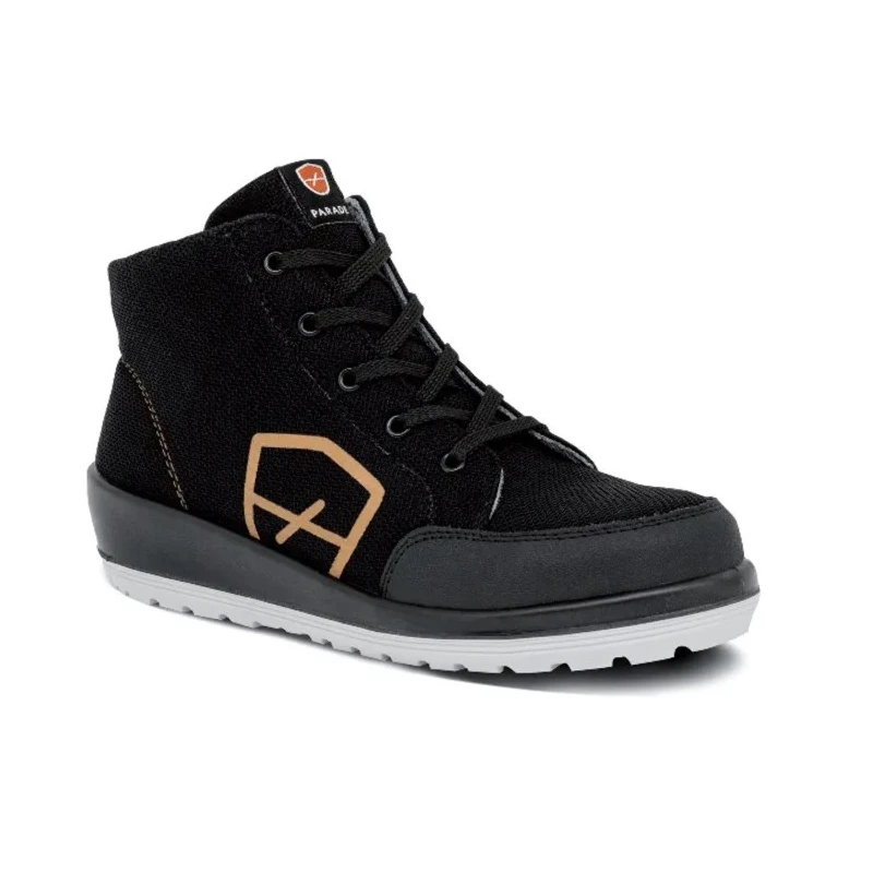Parade BETSIE Women's Safety Trainer Black Stainless Steel Toe, Lace-Up, Size UK 5 EU 38 07BETSIE7721PT38