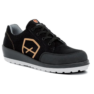 Parade BETTIE Women's Black Stainless Steel Safety Trainer, Lace Up, EU 38, UK 5, Fuel & Oil Resistant 07BETTIE8731PT38