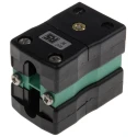 RS PRO XR Series Duplex Thermocouple Socket Connector for Type K Thermocouple IEC RoHS Compliant 236-4075