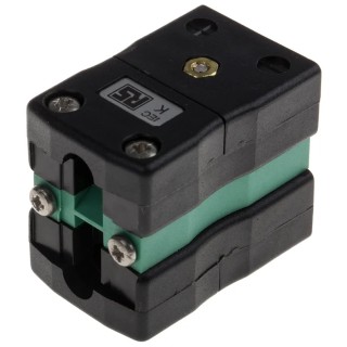 RS PRO XR Series Duplex Thermocouple Socket Connector for Type K Thermocouple IEC RoHS Compliant 236-4075