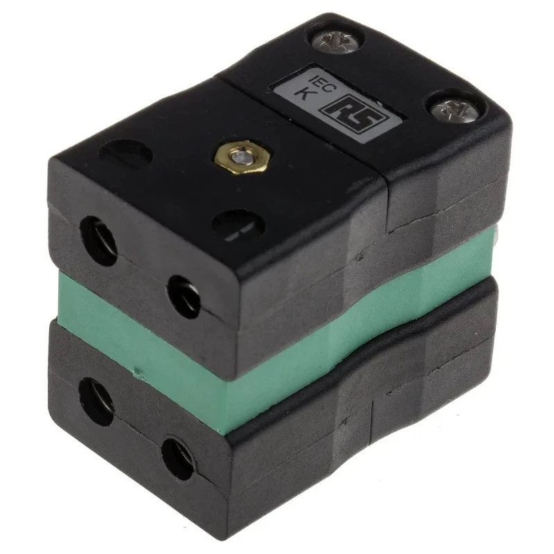 RS PRO XR Series Duplex Thermocouple Socket Connector for Type K Thermocouple IEC RoHS Compliant 236-4075