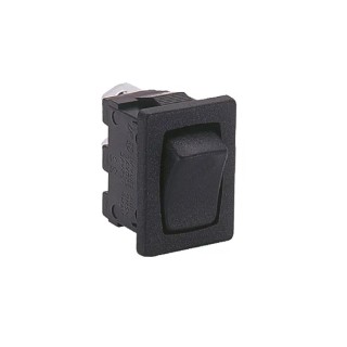 Bulgin DPST Panel Mount Rocker Switch, Rectangular Actuator, 277V AC, 10A, H8610VBAAA