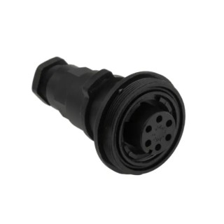Bulgin Circular Connector, 6 Contacts, Panel Mount, IP68, Socket, Female, Standard Buccaneer Series PX0740/S
