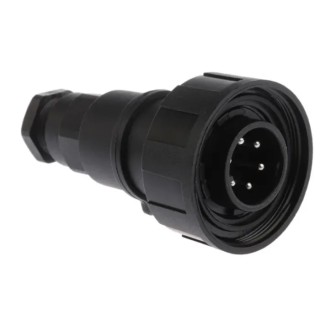 Bulgin Circular Connector 6 Contacts Male Plug IP68 Standard Buccaneer Cable Polyurethane 50V PX0739/P
