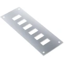 RS PRO XR Series Thermocouple Panel Up to 6 Fascia Sockets, Anodised Aluminium, RoHS, 236-4132