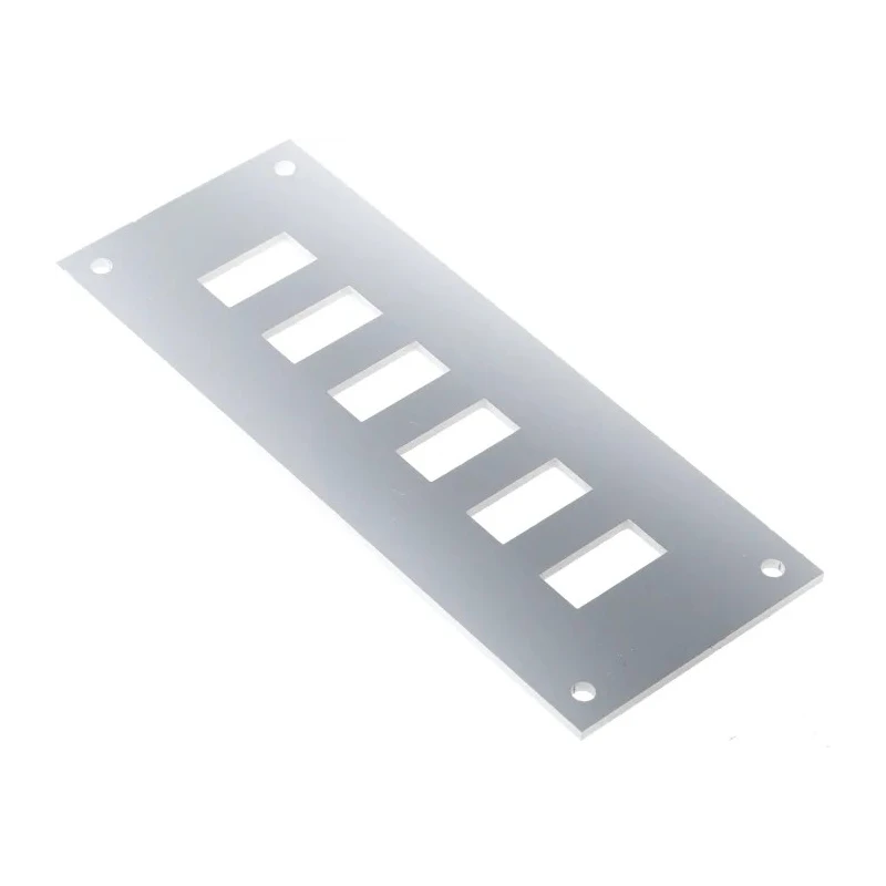 RS PRO XR Series Thermocouple Panel Up to 6 Fascia Sockets, Anodised Aluminium, RoHS, 236-4132