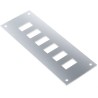RS PRO XR Series Thermocouple Panel Up to 6 Fascia Sockets, Anodised Aluminium, RoHS, 236-4132