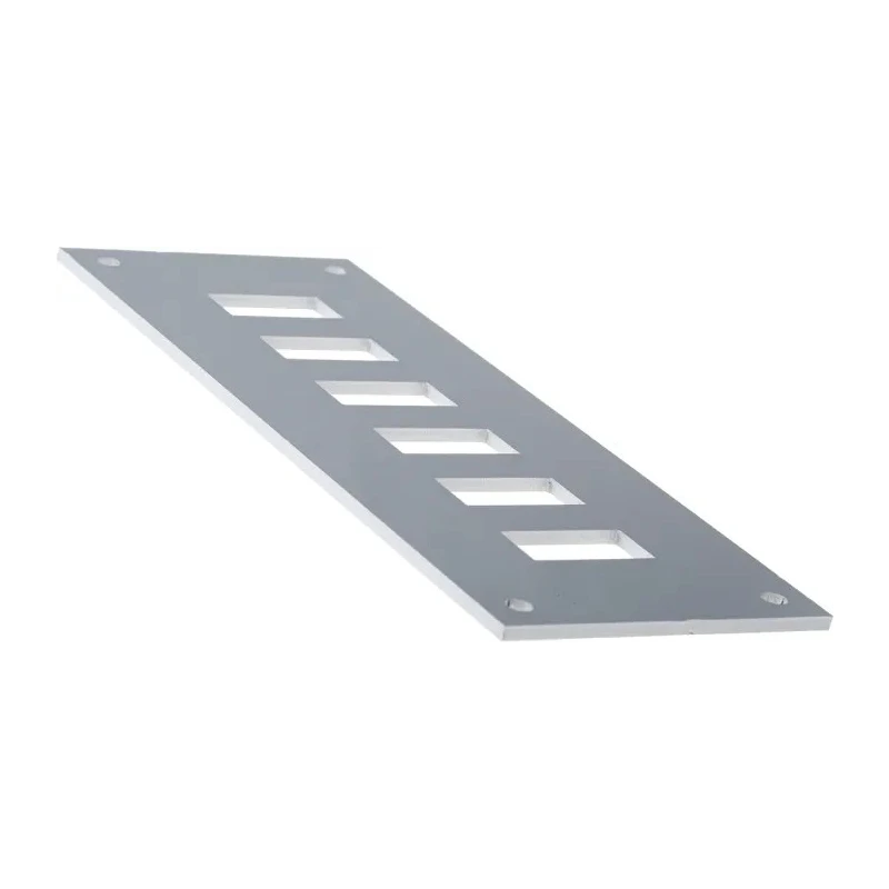 RS PRO XR Series Thermocouple Panel Up to 6 Fascia Sockets, Anodised Aluminium, RoHS, 236-4132