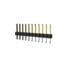 Amphenol Communications Solutions Bergstik Series Through Hole Pin Header, 3 Contacts, 2.54 mm Pitch, 1 Row 77311-124-03LF