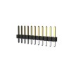 Amphenol Communications Solutions Bergstik Series Through Hole Pin Header, 3 Contacts, 2.54 mm Pitch, 1 Row 77311-124-03LF