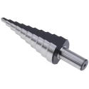 RS PRO HSS Step Drill Bit, 4 to 22 mm, Bright Finish, 1 Piece 123-8513