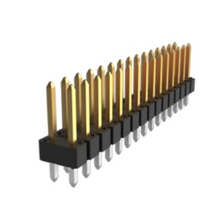 Amphenol Communications Solutions Bergstik Series Vertical Through Hole Pin Header 14 Contacts 2.54 mm Pitch 77313-101-14LF