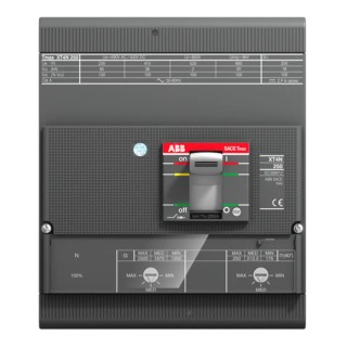 ABB Tmax XT Molded Case Circuit Breaker, 4-Pole, 100A, Breaking Capacity 85kA, Fixed, 690V 1SDA068321R1 XT4S 160 TMA 100A FF