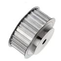 OPTIBELT Timing Belt Pulley Aluminium, 32 mm Belt Width, 10 mm Pitch, 20 Teeth, Pilot Bore 24 mm 20-247T10
