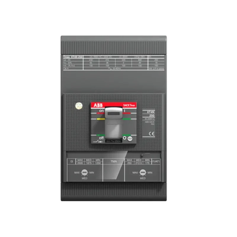 ABB XT4L Molded Case Circuit Breaker, 3-Pole, 20A, 150kA Breaking Capacity, 690V AC, Fixed Type 