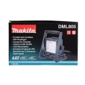 Makita Rechargeable LED Work Light, 750 Lumen, 18V, Type G Plug, 10W DML805