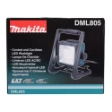 Makita Rechargeable LED Work Light, 750 Lumen, 18V, Type G Plug, 10W DML805
