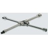 Facom 4-way Control Cabinet Key Replaceable Bit 77A.TO2, Square Head, Cross Wrench
