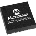 Microchip 8-Bit 8-Channel SPI Digital-to-Analogue Converter QFN Package MCP48FVB08-E/MQ