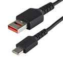 StarTech.com USB 2.0 Type A Male to Type C Male Cable, 1 m, Black, Thermoplastic Elastomer Jacket USBSCHAC1M