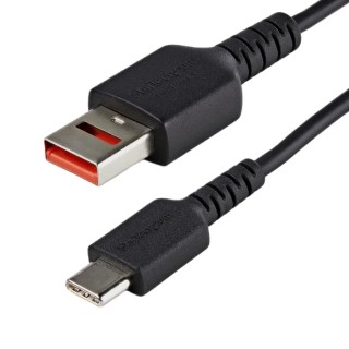StarTech.com USB 2.0 Type A Male to Type C Male Cable, 1 m, Black, Thermoplastic Elastomer Jacket USBSCHAC1M