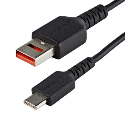 StarTech.com USB 2.0 Type A Male to Type C Male Cable, 1 m, Black, Thermoplastic Elastomer Jacket USBSCHAC1M