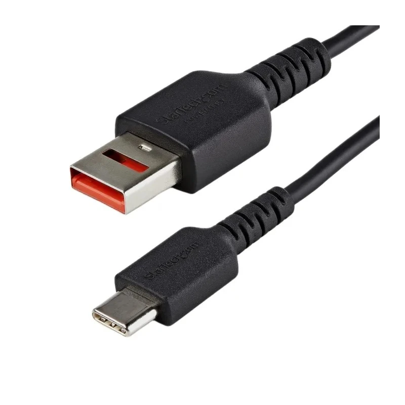 StarTech.com USB 2.0 Type A Male to Type C Male Cable, 1 m, Black, Thermoplastic Elastomer Jacket USBSCHAC1M