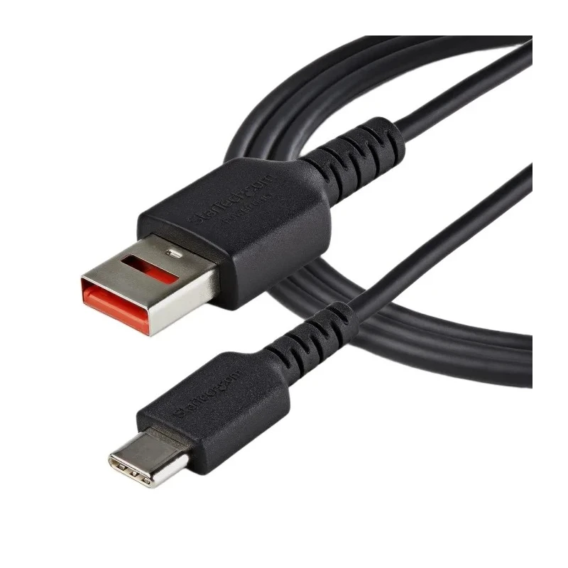 StarTech.com USB 2.0 Type A Male to Type C Male Cable, 1 m, Black, Thermoplastic Elastomer Jacket USBSCHAC1M