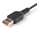 StarTech.com USB 2.0 Type A Male to Type C Male Cable, 1 m, Black, Thermoplastic Elastomer Jacket USBSCHAC1M
