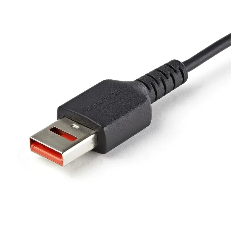 StarTech.com USB 2.0 Type A Male to Type C Male Cable, 1 m, Black, Thermoplastic Elastomer Jacket USBSCHAC1M