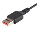 StarTech.com USB 2.0 Type A Male to Type C Male Cable, 1 m, Black, Thermoplastic Elastomer Jacket USBSCHAC1M