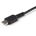 StarTech.com USB 2.0 Type A Male to Type C Male Cable, 1 m, Black, Thermoplastic Elastomer Jacket USBSCHAC1M