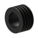 OPTIBELT Cast Iron Pulley 125 mm Pitch, 10 mm Belt Width, 4 Grooves, Solid Type, TB SPZ 125/4