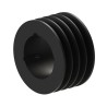 OPTIBELT Cast Iron Pulley 125 mm Pitch, 10 mm Belt Width, 4 Grooves, Solid Type, TB SPZ 125/4