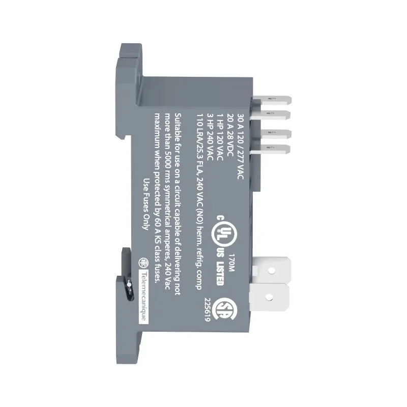 Schneider Electric DIN Rail Power Relay, 253V AC Coil, 30A DPST Plug-In Harmony RP RPF2AP7