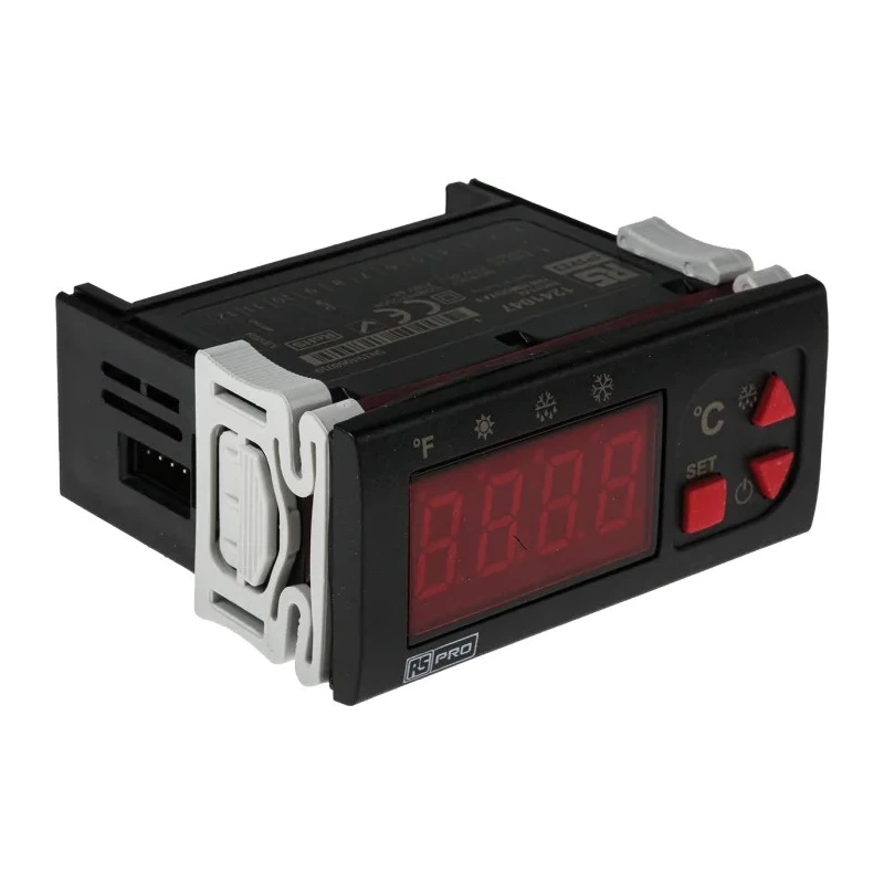 RS PRO Panel Mount On-Off Temperature Controller, 1 Input, 2 Output Relay, 230V AC, EDT2412