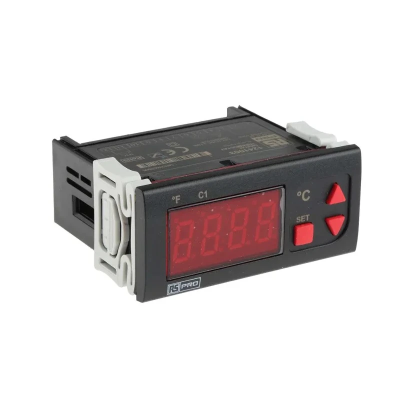 RS PRO On-Off Temperature Controller ET2411 Panel Mount, 1 Input, 1 Output Relay, 24V AC/DC