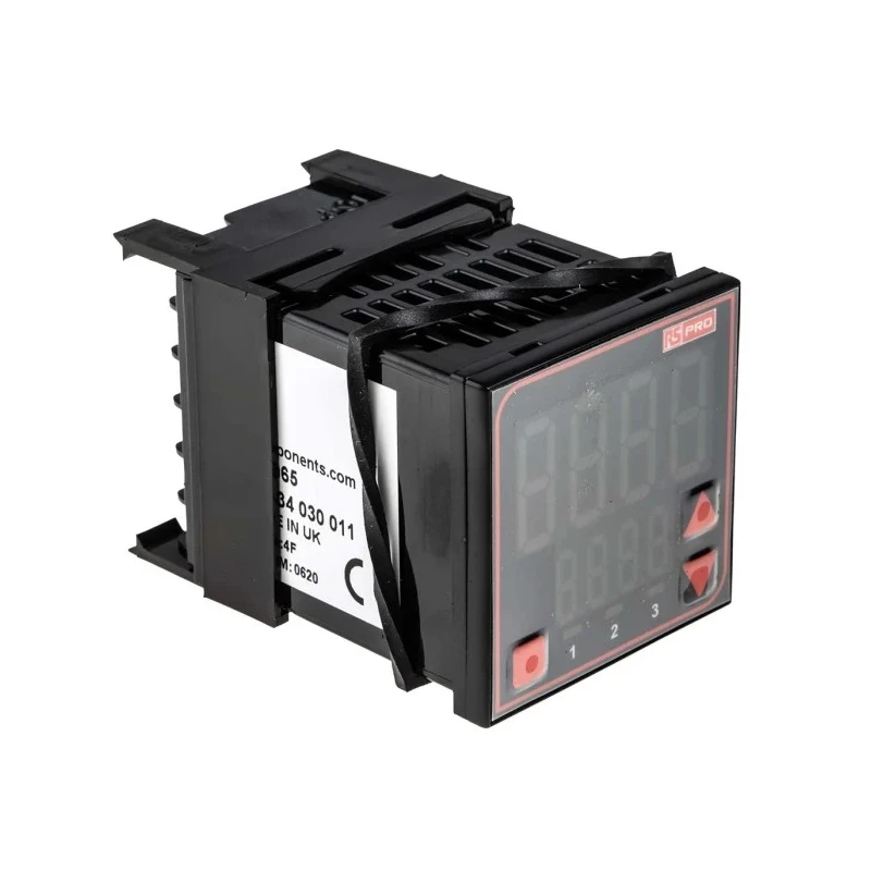 RS PRO Panel Mount PID Temperature Controller MV16, Dual 4-Digit LED, 2 Relay Outputs, 240V AC
