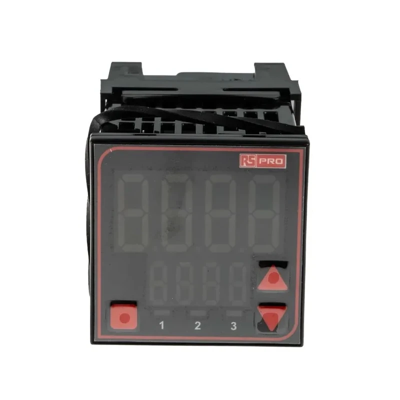 RS PRO Panel Mount PID Temperature Controller MV16, Dual 4-Digit LED, 2 Relay Outputs, 240V AC