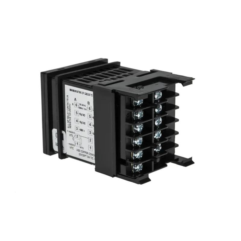 RS PRO Panel Mount PID Temperature Controller, 3 Output Relay, SSR, 24V AC, Dual 4-Digit LED Display MV16