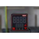 RS PRO Panel Mount PID Temperature Controller, 3 Output Relay, SSR, 24V AC, Dual 4-Digit LED Display MV16