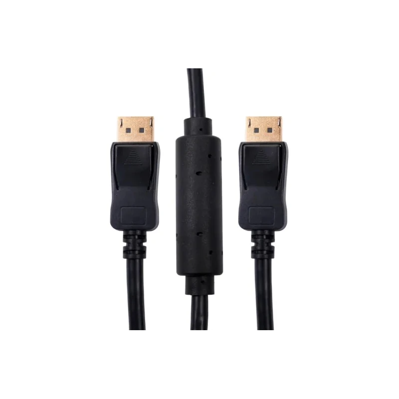 RS PRO Male DisplayPort to Male DisplayPort Cable, 25m, Polyvinyl Chloride Jacket, Black, 3.3V 236-9099