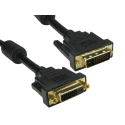 RS PRO Male DVI-D Dual Link to Female DVI-D Cable, 2 m, PVC Jacket, Black, 236-9114