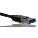 RS PRO 4 Port USB 3.0 USB Hub, USB Powered, Aluminium, Black 236-9129