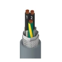 Alpha Wire Xtra-Guard FLEX Performance Multi-Core Industrial Cable, 3 Cores, Screened, 30.5m, Grey PVC/TPE 901403CY SL005
